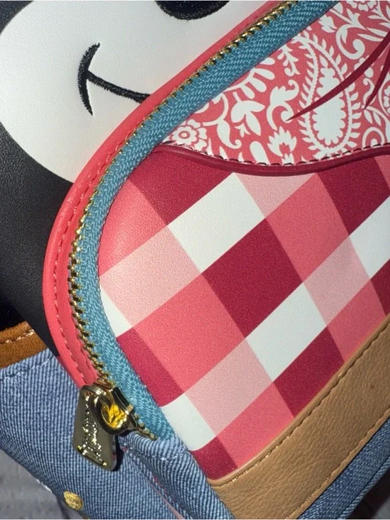 Loungefly Disney Cowboy Western Mickey Mouse Cosplay Backpack Cowboy Denim NWT - Picture 6 of 6